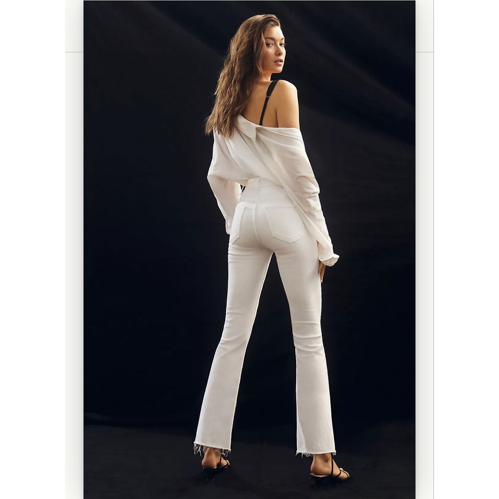 MOTHER The Hustler High-Rise Ankle Fray Jeans - Picture 4 of 7